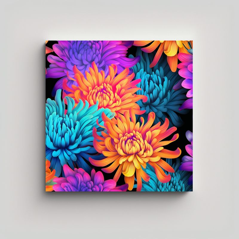 GENERICO - Esquema De Lienzo: Patrón Repetitivo De 30x30 Cm