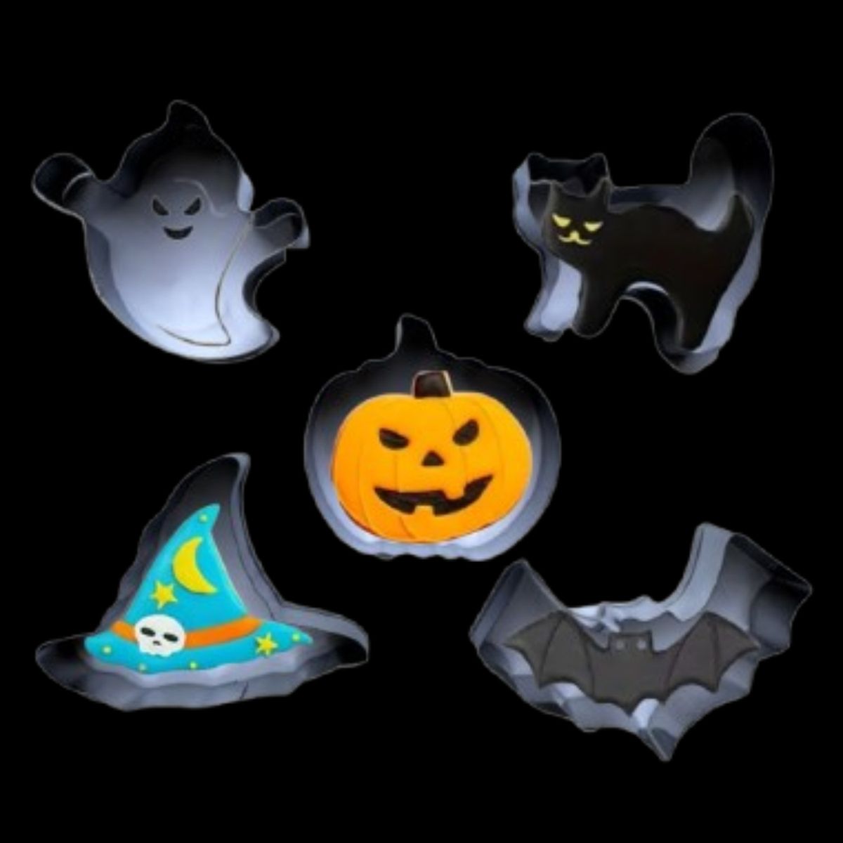 GENERICO - Cortador Galletas Halloween C 6pcs