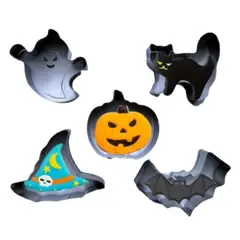GENERICO - Cortador Galletas Halloween C 6pcs
