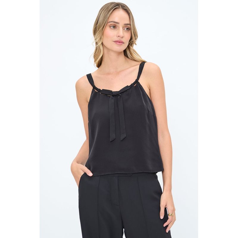 IO - Blusa Lisa Negro iO