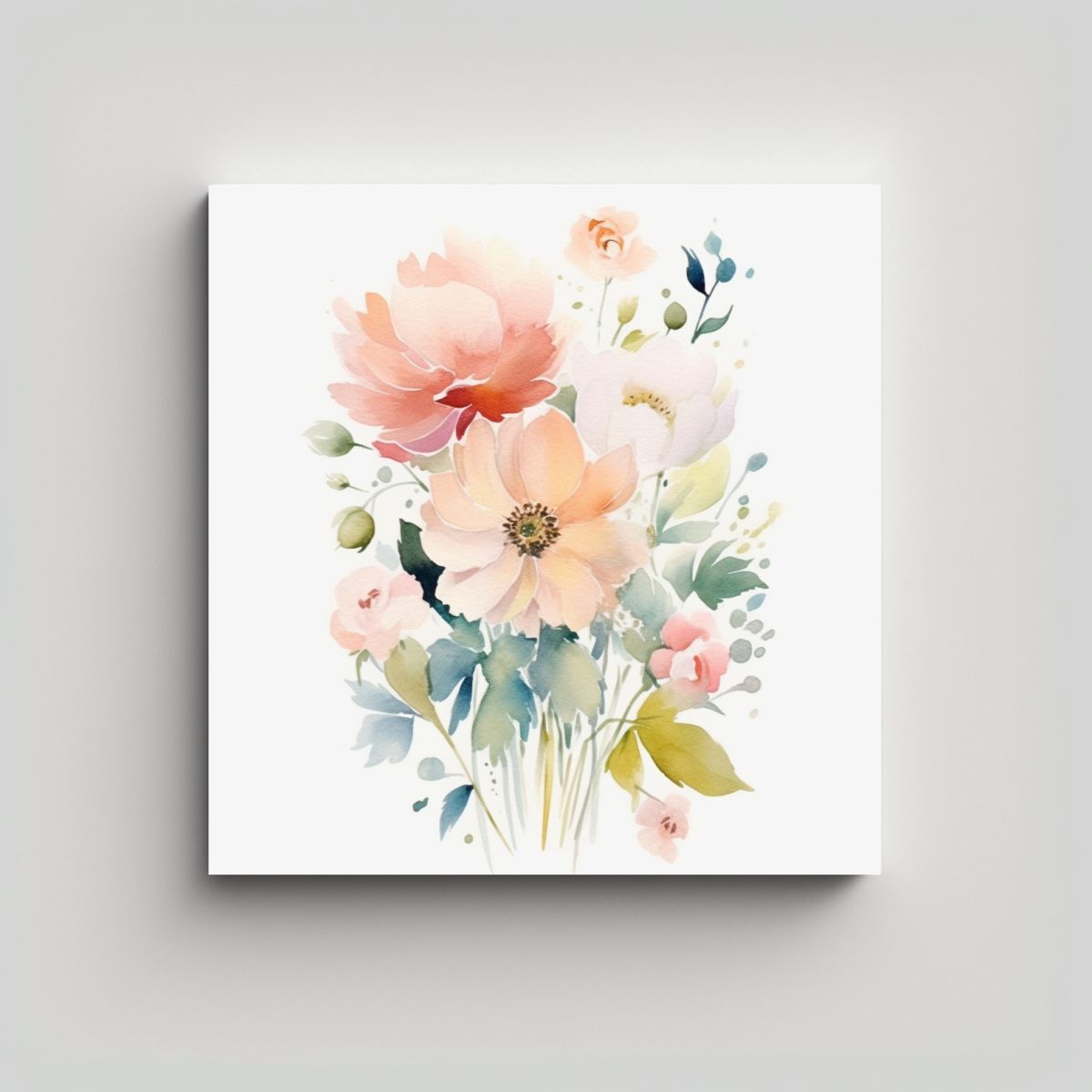 GENERICO - Cuadros Modernos En Pastel: Cultura Y Sueños En 30x30 Cm