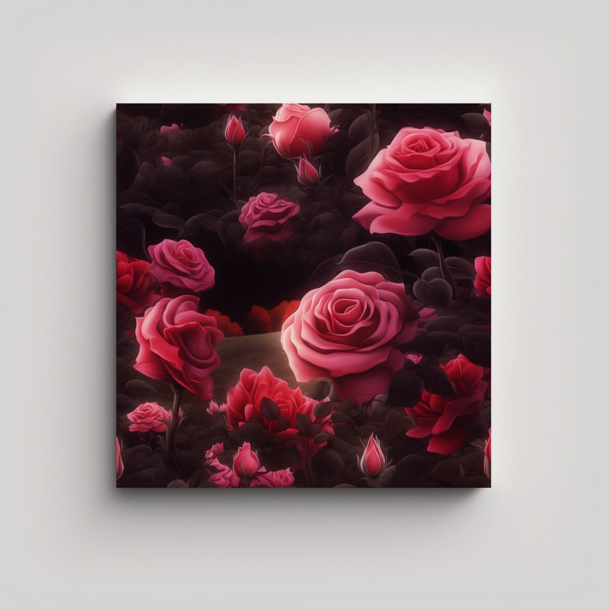 GENERICO - Fotografía Fantástica De Rosa Realista Con 40x40 Cm