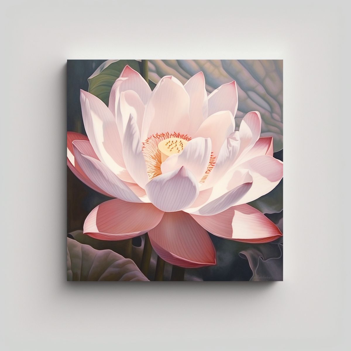GENERICO - Inspiración De Arte Expresivo: Lotus 90x90 Cm