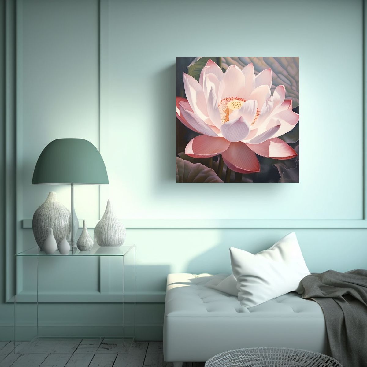 GENERICO - Inspiración De Arte Expresivo: Lotus 30x30 Cm