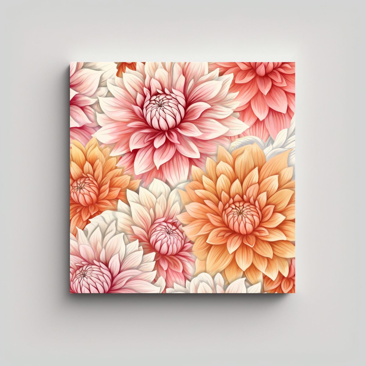 GENERICO - Cuadros Decorativos Estilo Galería: Patrón 70x70 Cm