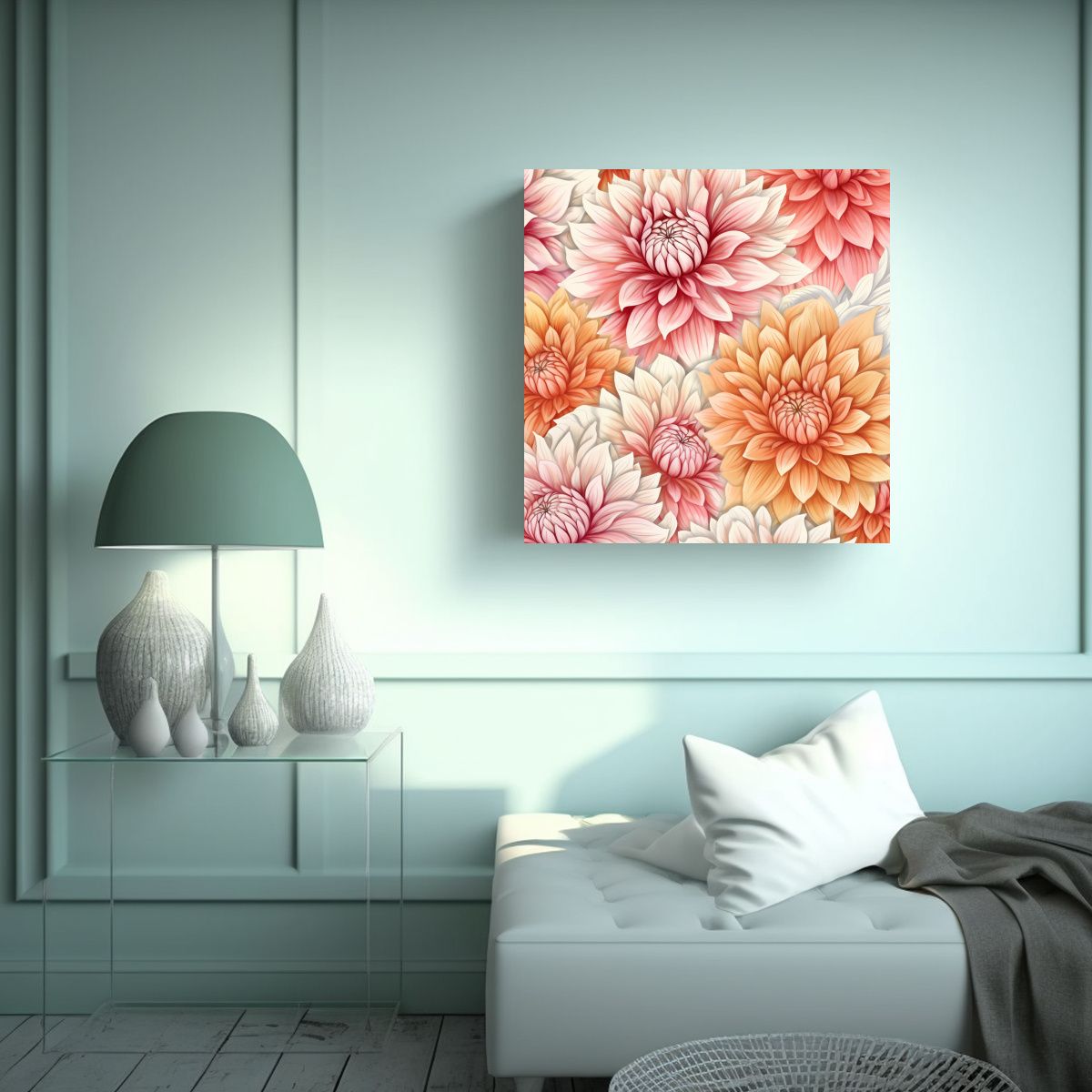 GENERICO - Cuadros Decorativos Estilo Galería: Patrón 70x70 Cm