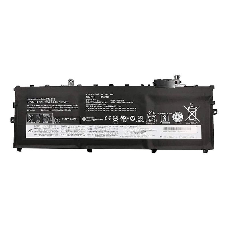 GENERICO - Bateria 01av430 Para Lenovo Thinkpad X1 Carbon 5ª  6ª Gen