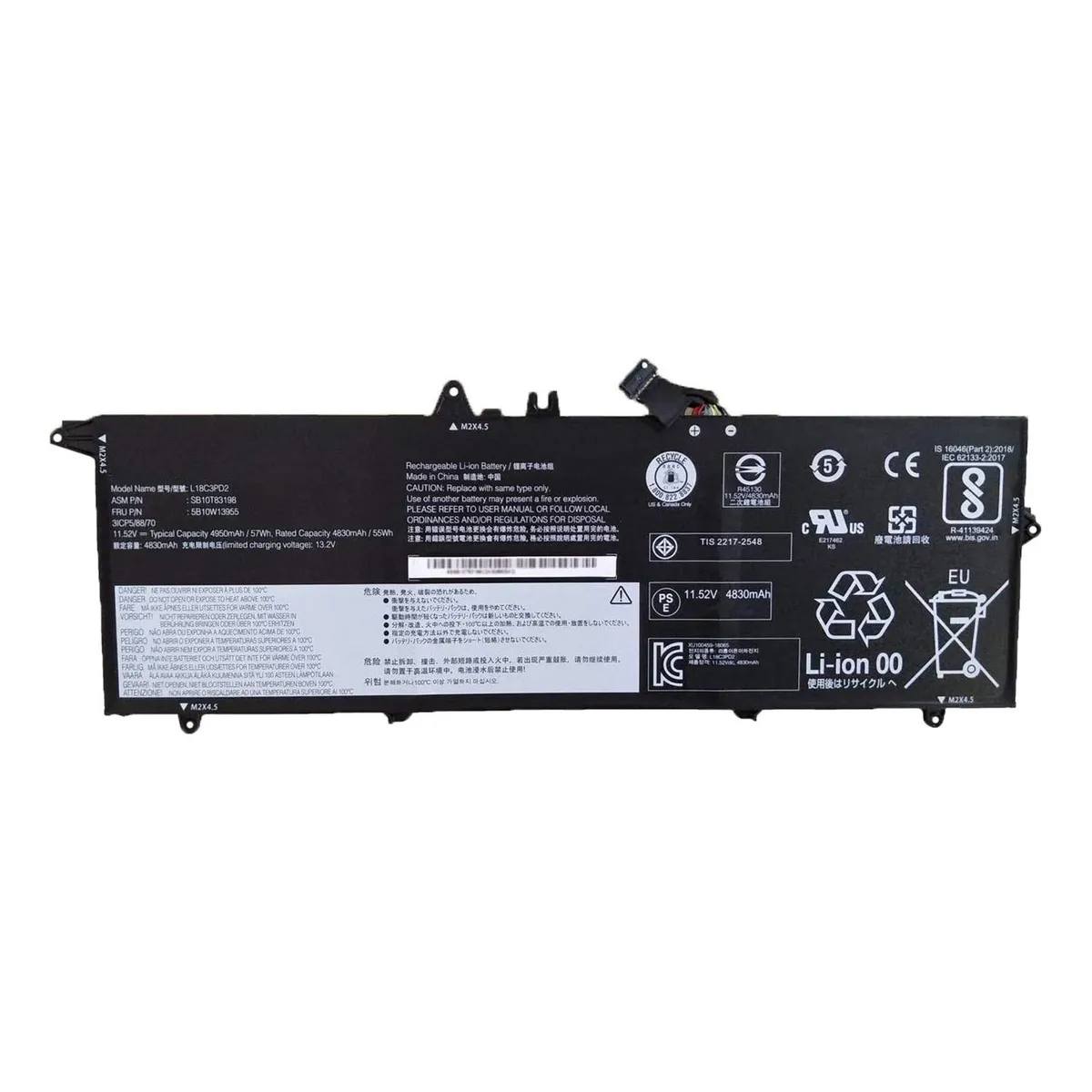 GENERICO - Bateria l18m3pd1 Para Lenovo Thinkpad T14s T490s Series