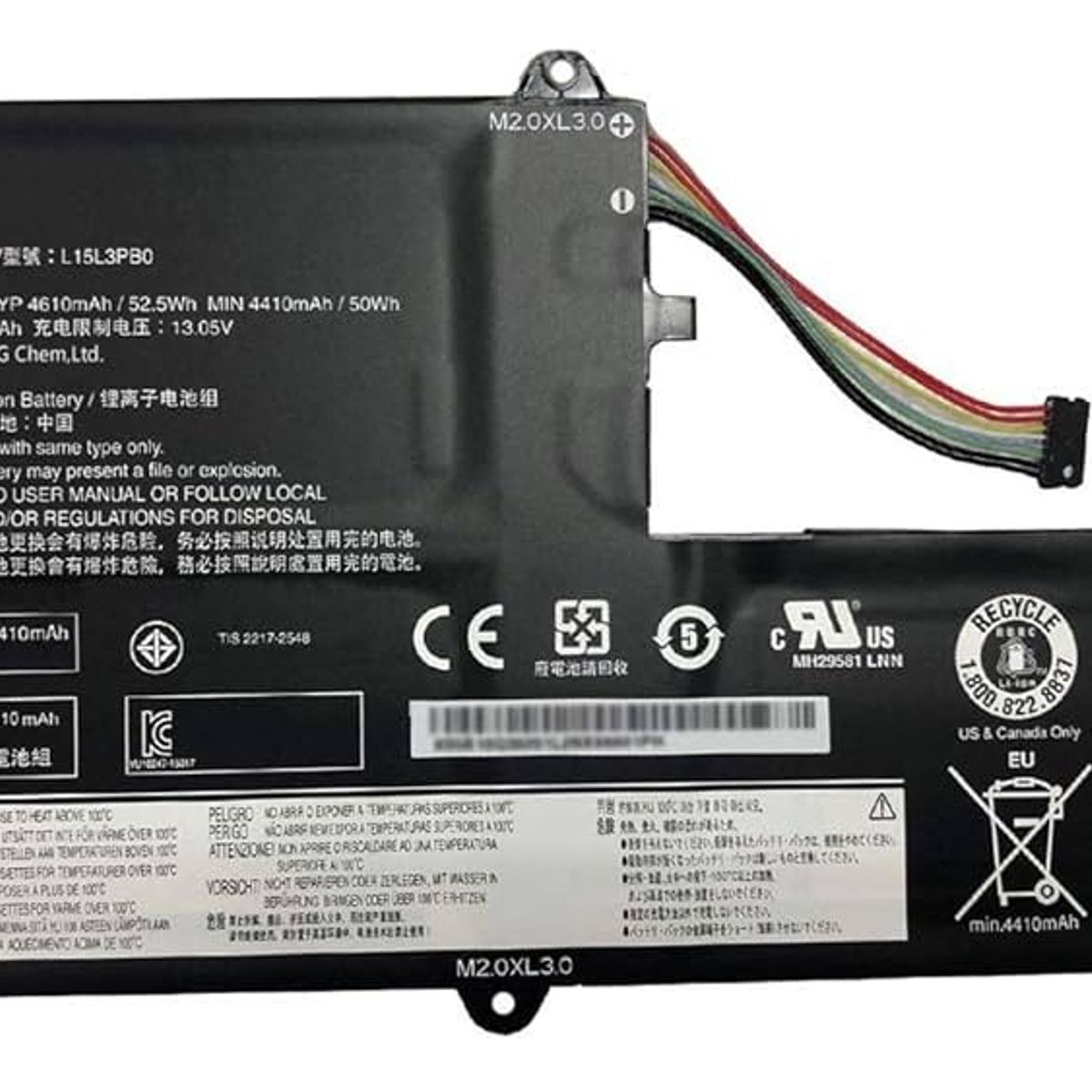 GENERICO - Bateria l15l3pb0 Tipo A Para Lenovo Ideapad 330s-14 Nueva