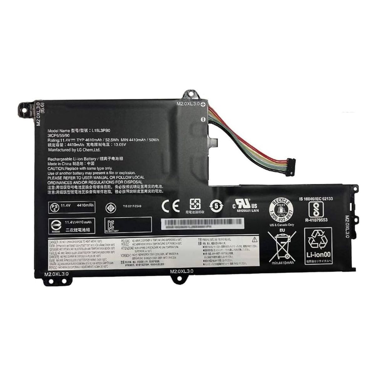 GENERICO - Bateria l15l3pb0 Tipo A Para Lenovo Ideapad 330s-14 Nueva