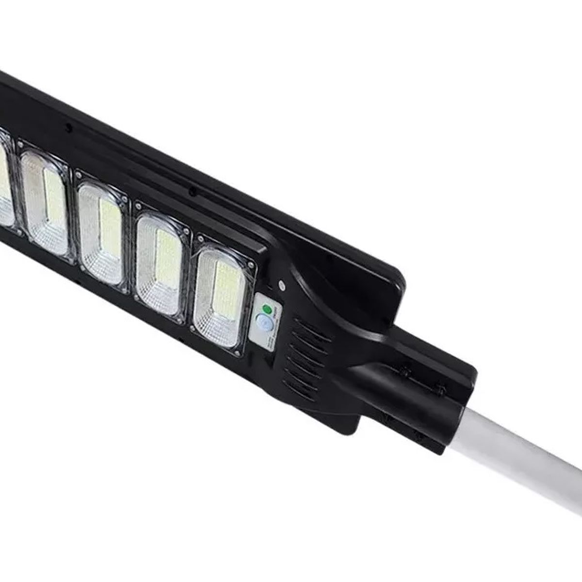 GENERICO - Luminaria de Calle Solar de 300W + Poste y Control Remoto Jortan