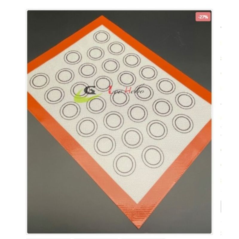 GENERICO - Molde Para Macarrons 30 Circulos Silicona