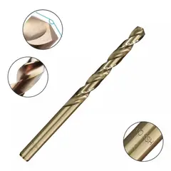 GENERICO - Broca Cobalto 6.5 mm Set 10 pcs Hssm35 Al 5 %