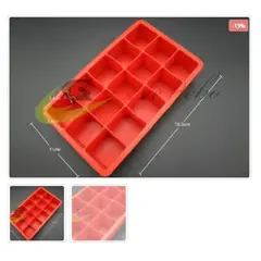 GENERICO - Cubetera De Silicona Para Hielo 15 Divisiones