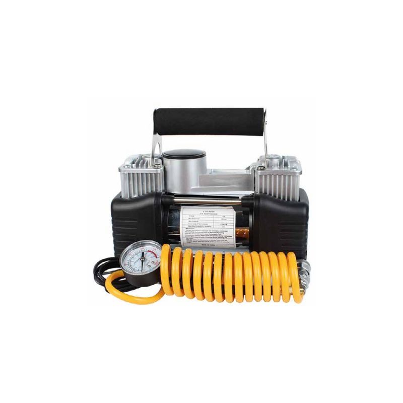 TECNOLAB - Compresor De Aire Metálico Doble Pistón 150psi - SC