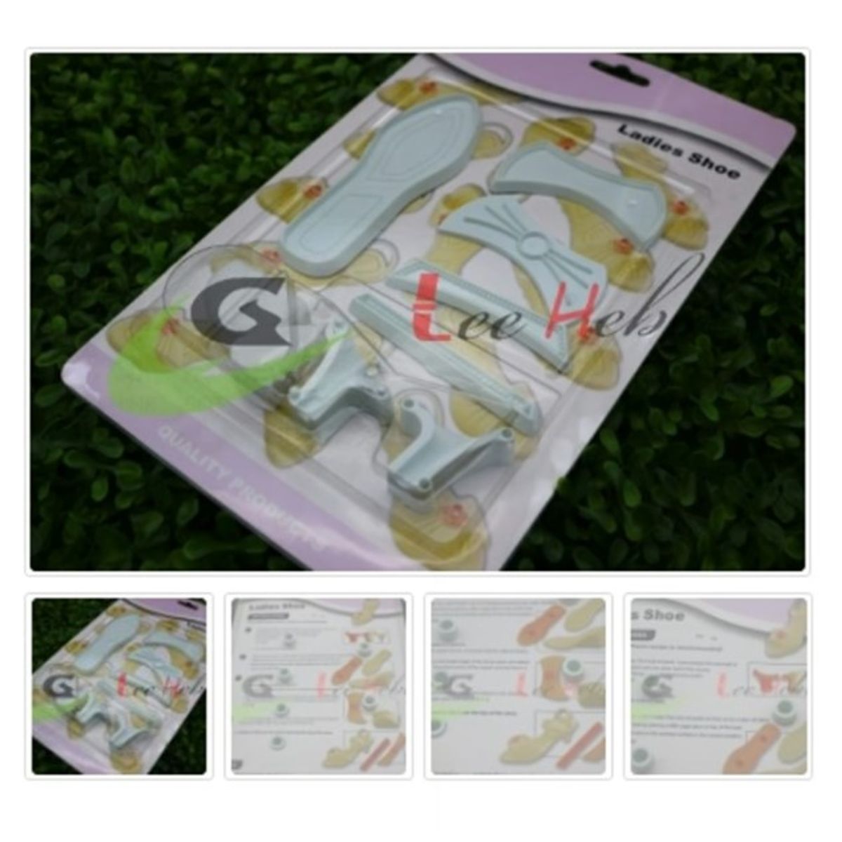 GENERICO - Cortador De Galletas 9 Piezas Plastico Figura Zapatos