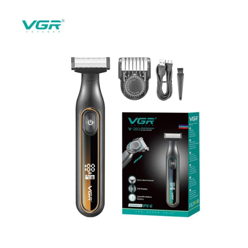 VGR VOYAGER - Afeitadora Electrica Shaver Rasuradora VGR360 Recargable Usb