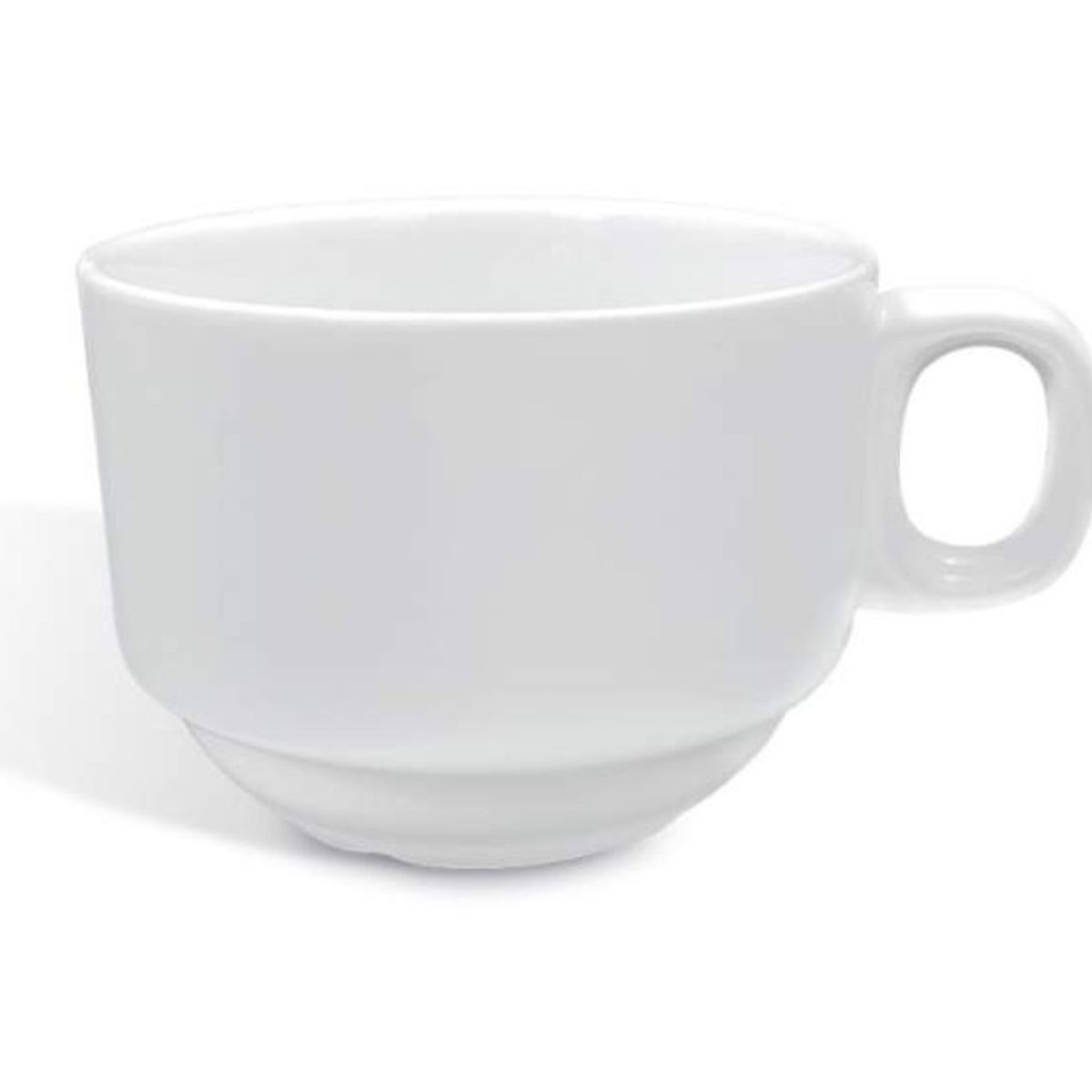 OEM - Taza té apilable de porcelana 200 cc blanco wellington