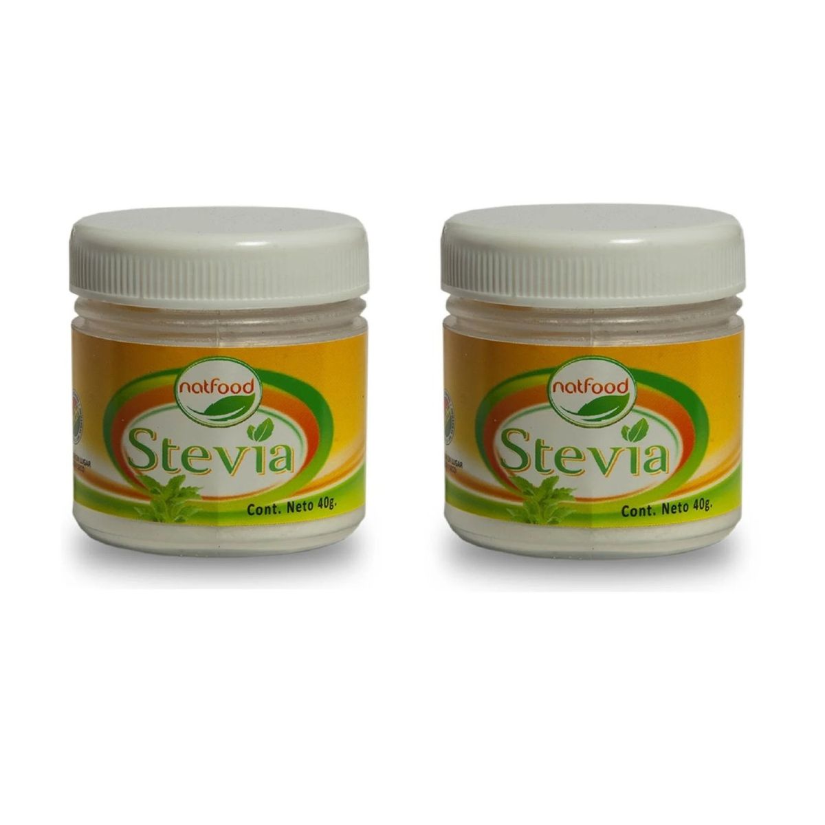 GENERICO - Natfood Pack 2 Stevia Endulzante Natural 40 Gr
