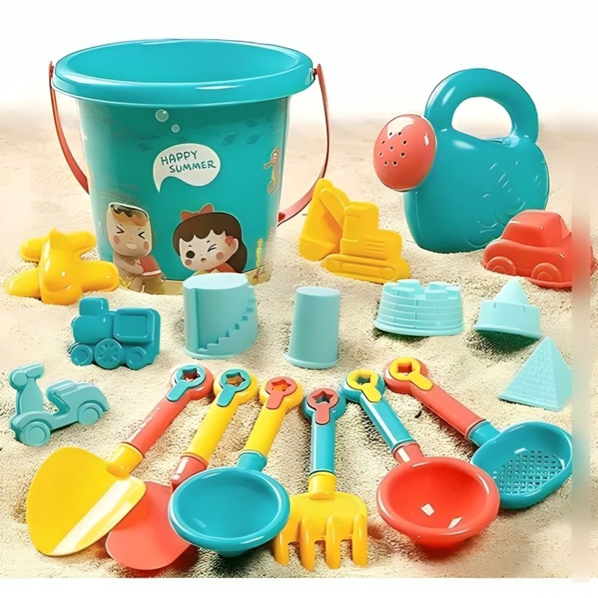 OEM - Juego de Playa Infantil de 18 Piezas