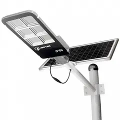 GENERICO - Foco con Panel Solar Led 300W + Poste JORTAN