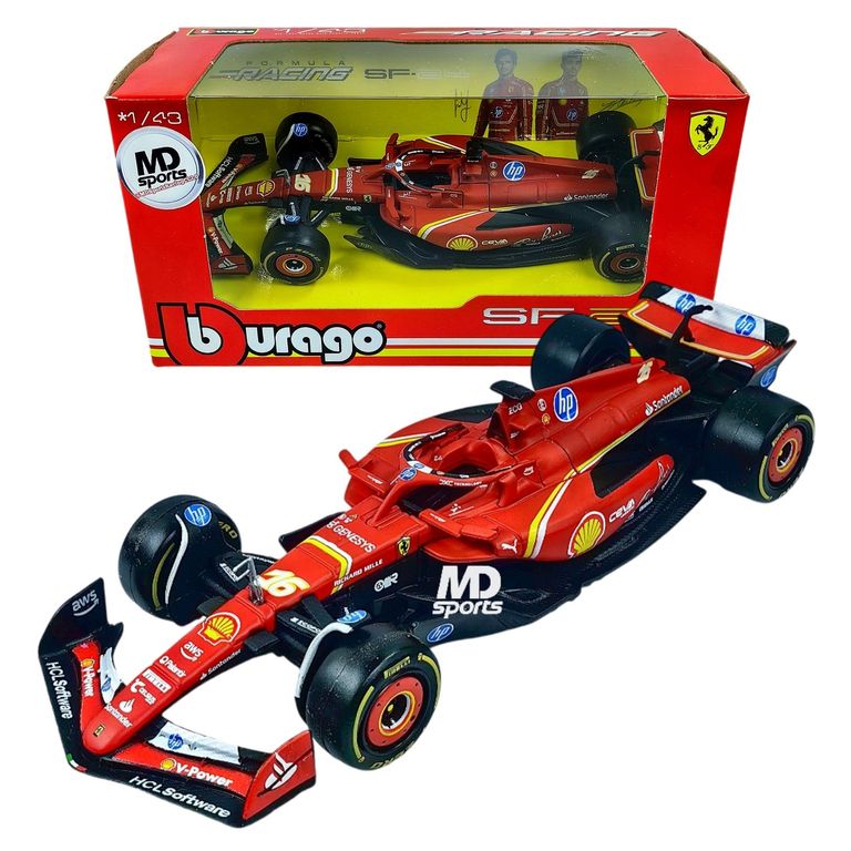 Auto F1 Ferrari SF-24 2024 #16 Ch. Leclerc Caja Normal 1:43