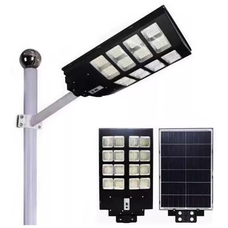 GENERICO - Foco Solar Led 800W JORTAN + Poste y Control Remoto