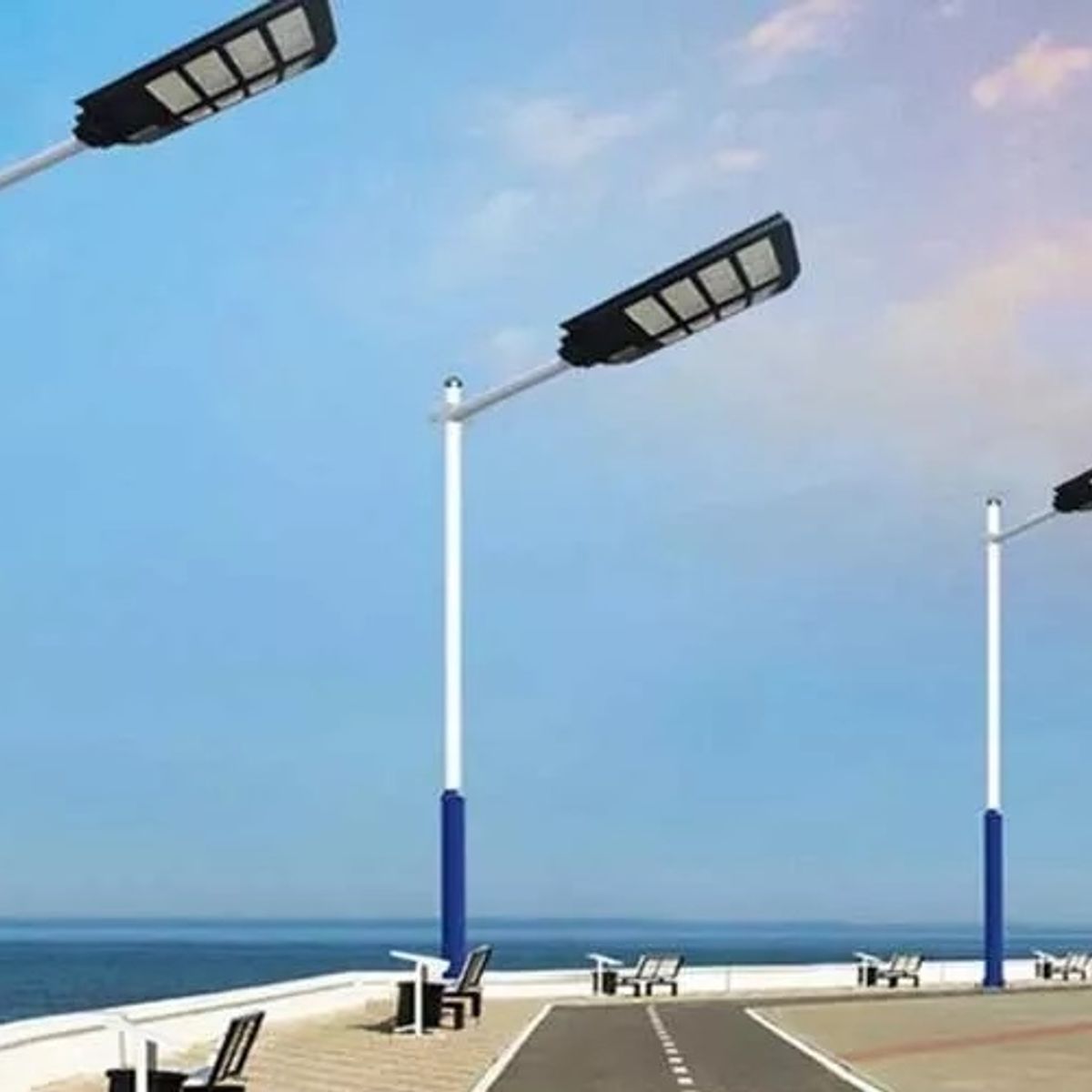 GENERICO - Foco Solar Led 800W JORTAN + Control Remoto