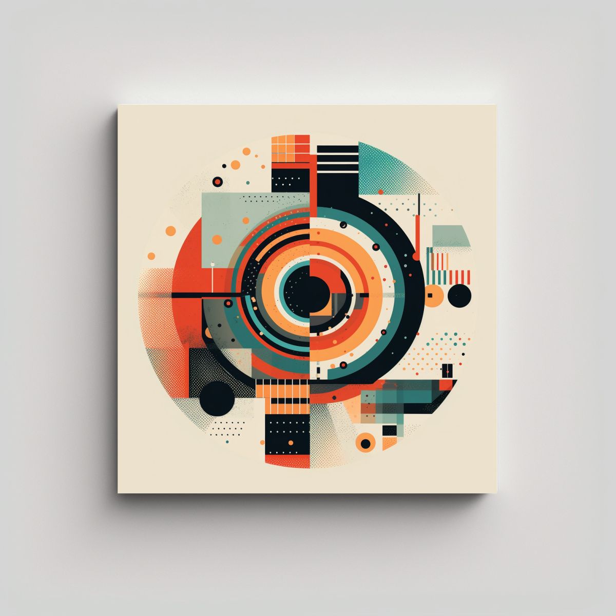 GENERICO - Cuadro Creativo Con Intensidad De Diseño 80x80 Cm