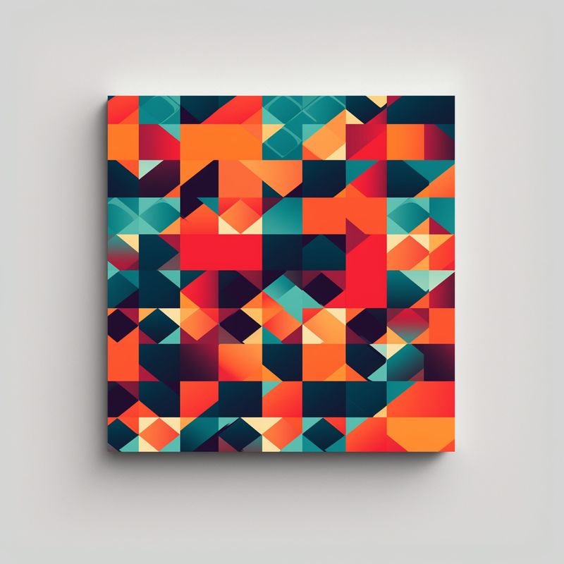 GENERICO - Arte Geométrico: Crea Un Patrón Perfecto De 90x90 Cm
