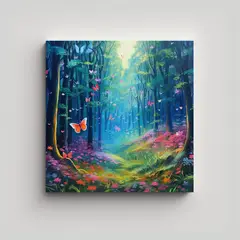 GENERICO - Pinturas Decorativas De Canva Para El Baño: 50x50 Cm