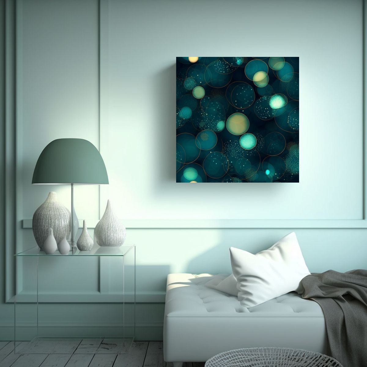 GENERICO - Pinturas Decorativas De Círculos 80x80 Cm