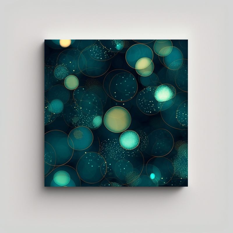GENERICO - Pinturas Decorativas De Círculos 60x60 Cm