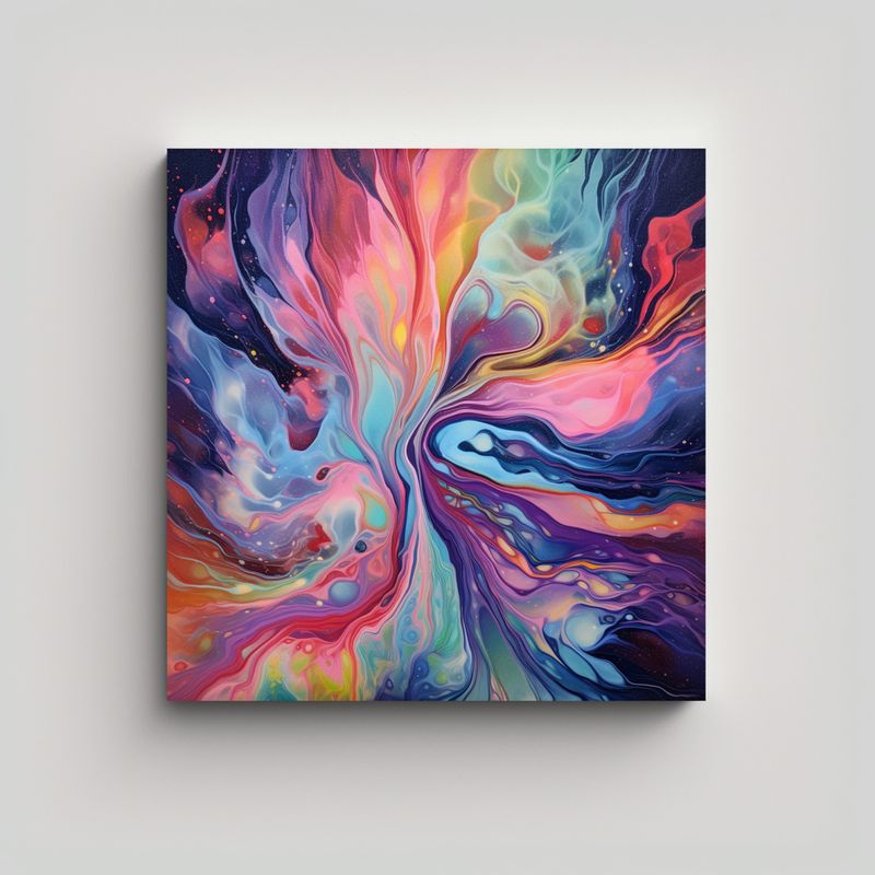GENERICO - Cuadro Diseño Sensibilidad Artística Tryhard 80x80 Cm