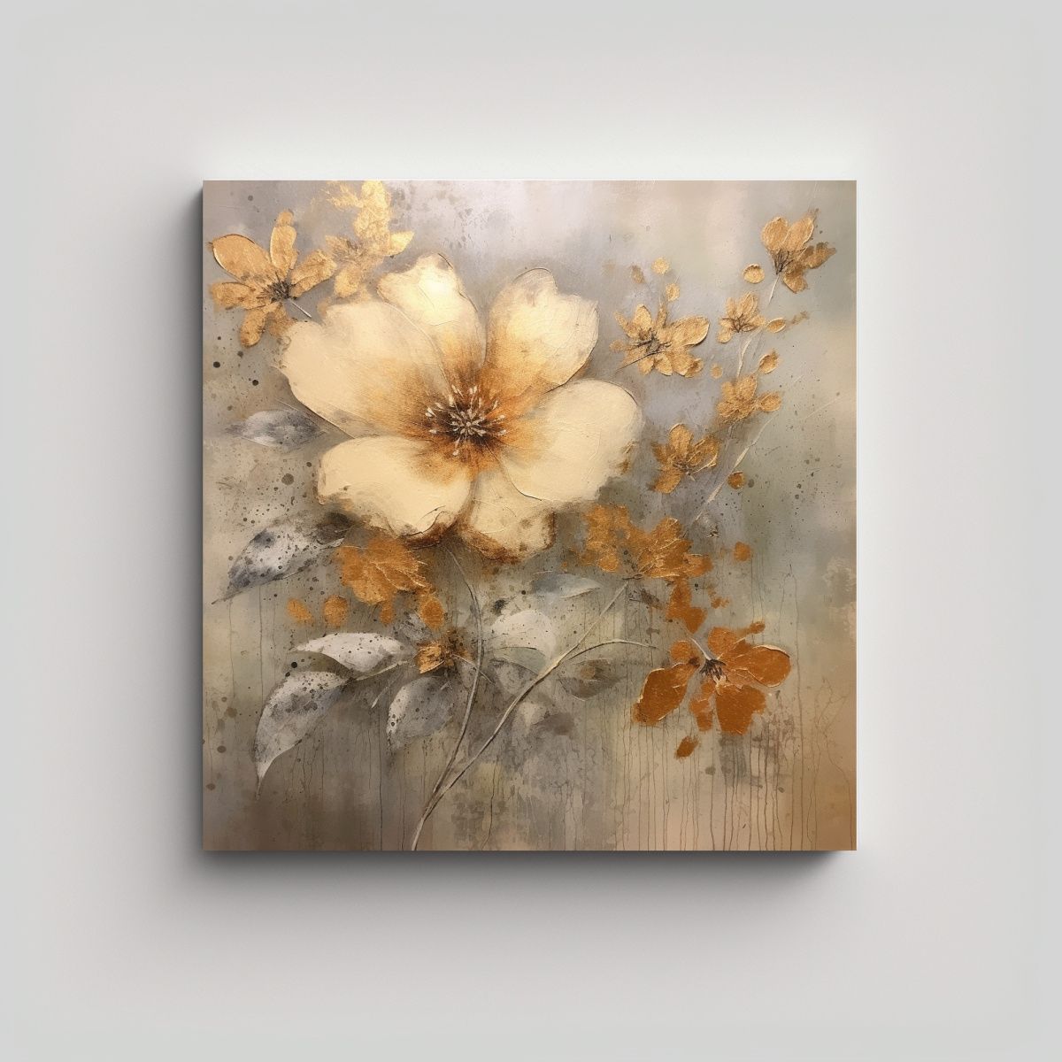 GENERICO - Exposición Arte De Pared Floral Vanguardia: 60x60 Cm