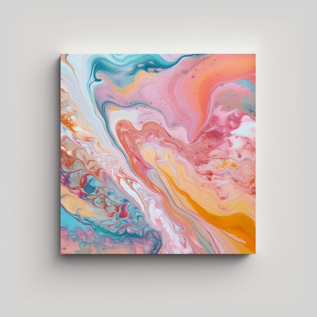 GENERICO - Pinturas Decorativas De Arte Abstracto 80x80 Cm