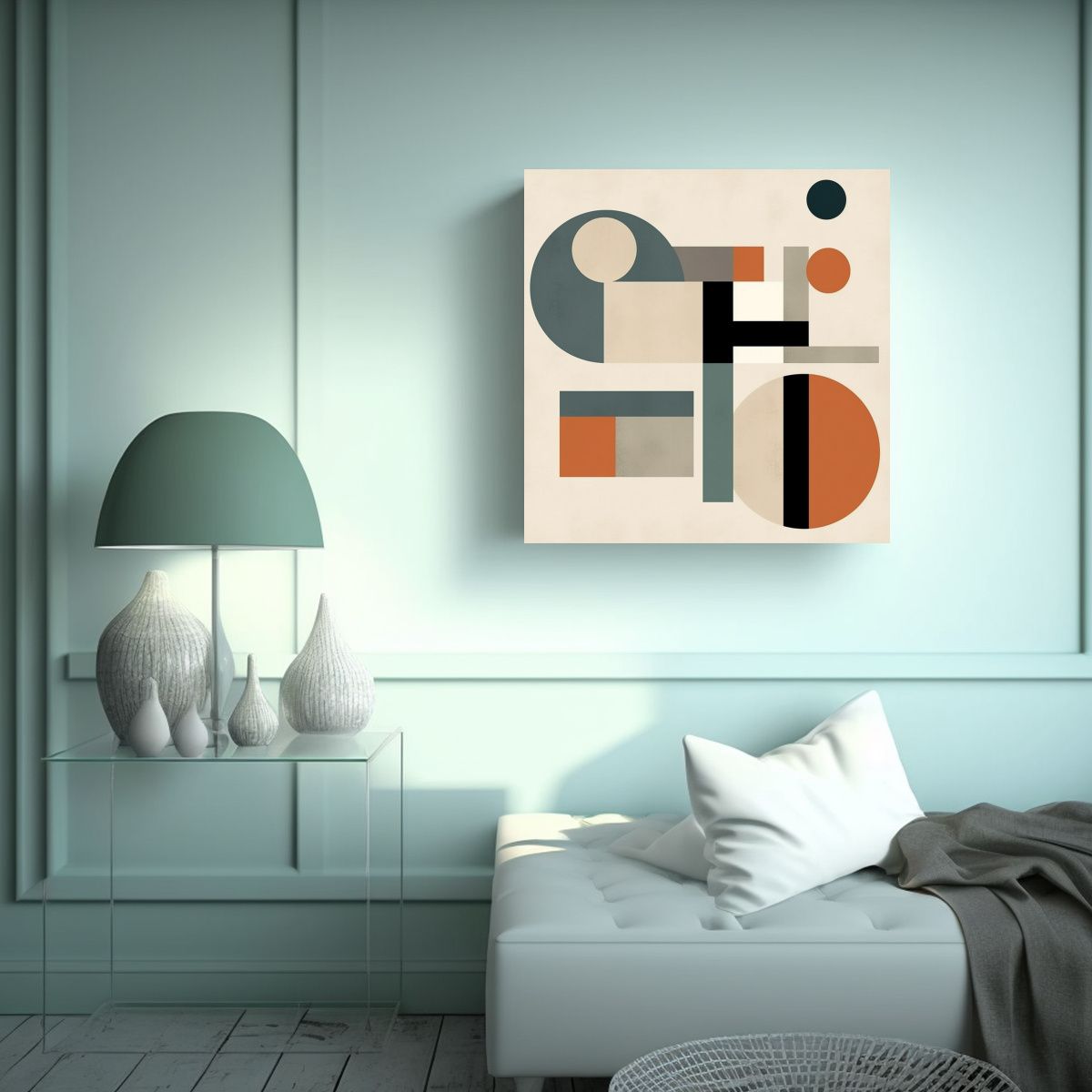 GENERICO - Cuadro De Inspiración Intensidad: Una 70x70 Cm