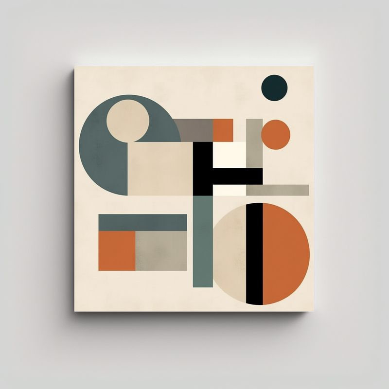 GENERICO - Cuadro De Inspiración Intensidad: Una 80x80 Cm