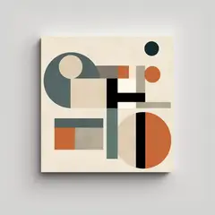 GENERICO - Cuadro De Inspiración Intensidad: Una 50x50 Cm