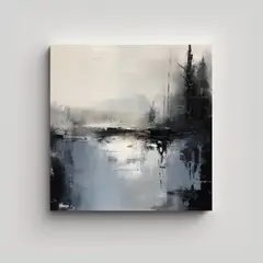 GENERICO - Cuadro Abstracto Contemporáneo Del Movimiento De 50x50 Cm