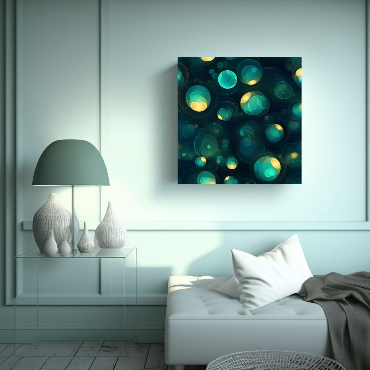 GENERICO - Arte Luminoso Para Decoración: Composición 50x50 Cm.