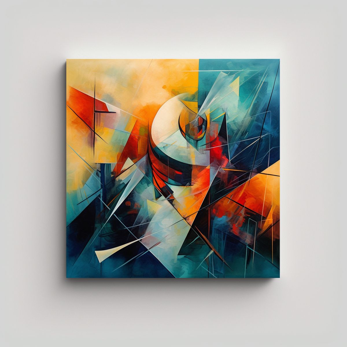 GENERICO - Pinturas Decorativas Abstractas De Serpiente 80x80 Cm