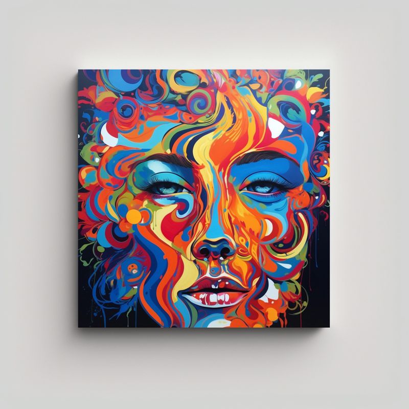 GENERICO - Cuadros De Decoración Urbana Acrílica Con 80x80 Cm