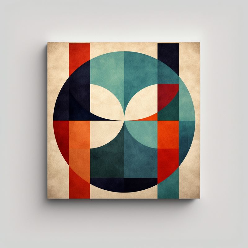 GENERICO - Cuadro Moderno Minimalista Para Sala Con 90x90 Cm