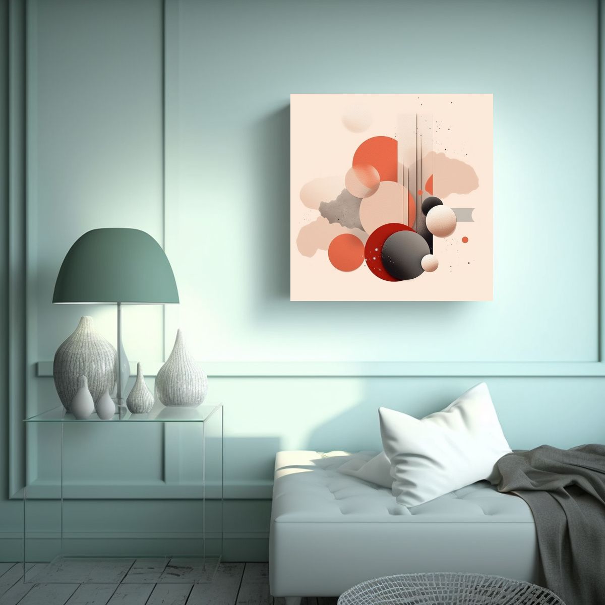 GENERICO - Cuadros Decorativos Lienzo Conceptual Cuadroes 80x80 Cm