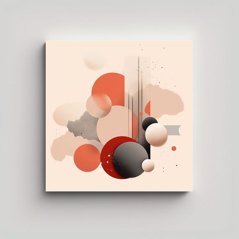 GENERICO - Cuadros Decorativos Lienzo Conceptual Cuadroes 50x50 Cm
