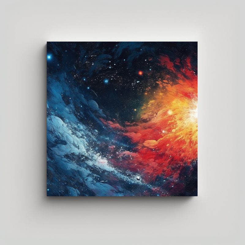 GENERICO - Pinturas Decorativas De Arte Abstracto Del 60x60 Cm