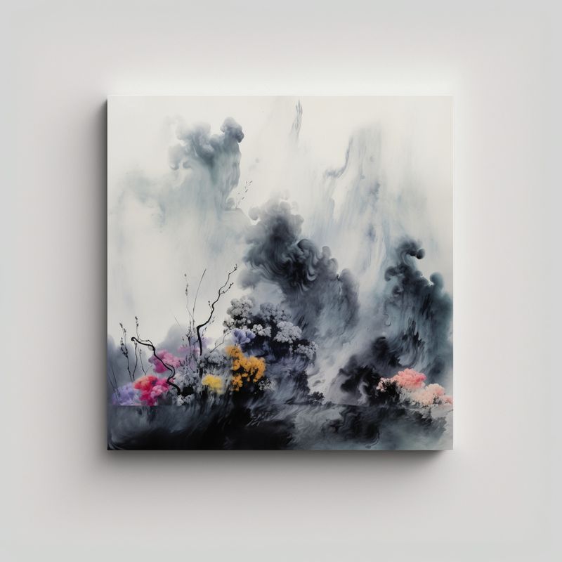 GENERICO - Arte Forma: Transformando Pigmentos En Paisajes 80x80 Cm