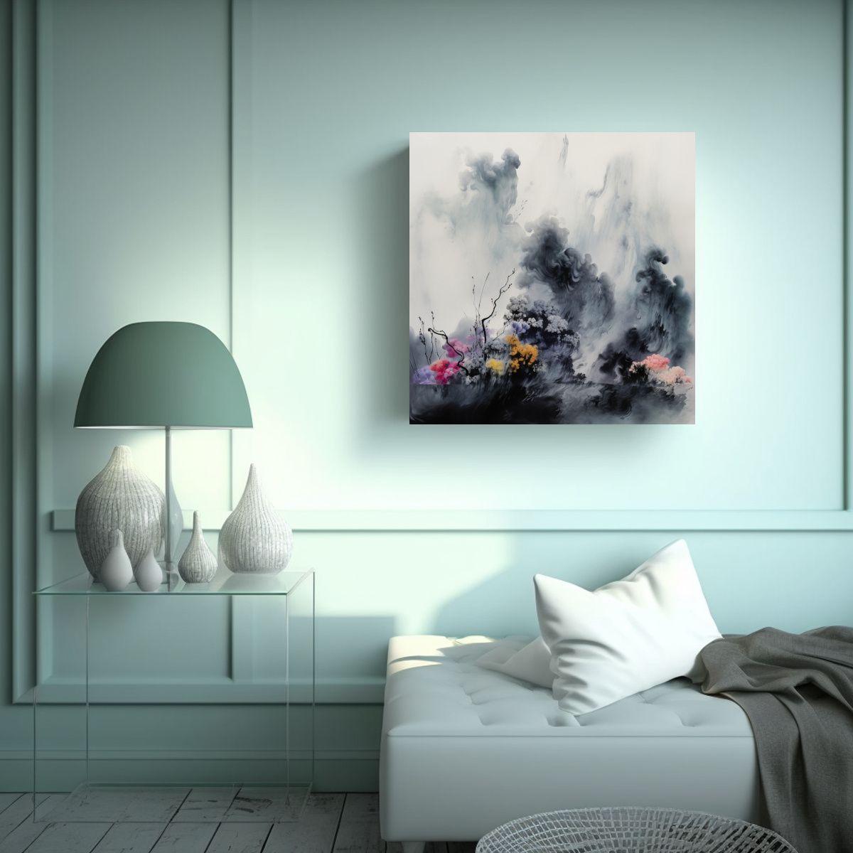 GENERICO - Arte Forma: Transformando Pigmentos En Paisajes 60x60 Cm