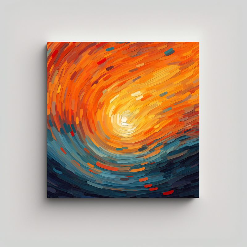 GENERICO - Pintura Decorativa De Diseño único Arte De 60x60 Cm